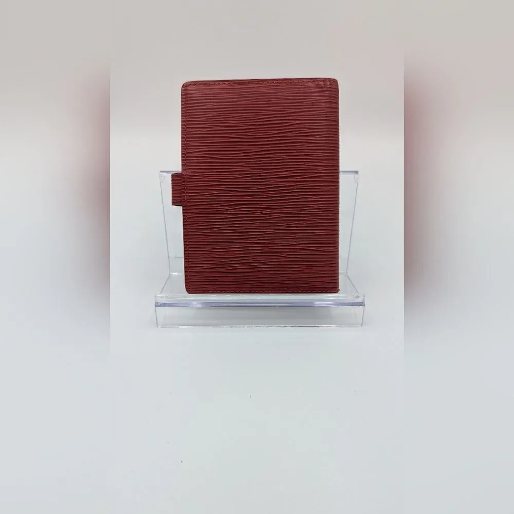 Louis Vuitton Red Epi Agenda